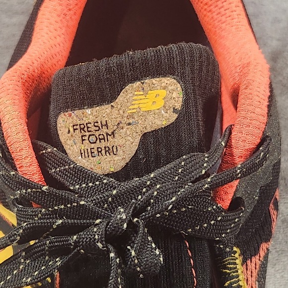 New Balance Shoes Mens 13 Wide 2E Black Red Fresh Foam X Hierro V7 Trail Running - Picture 8 of 13